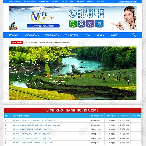 Hình ảnh của Thiết kế website Du lịch - Khách sạn Hang