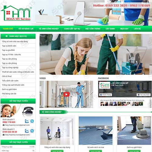 Hình ảnh của Thiết kế website Hoan My Services