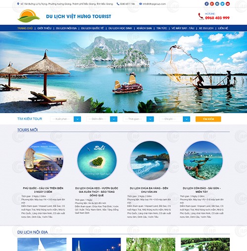 Hình ảnh của Thiết Kế Website Du lịch khách sạn