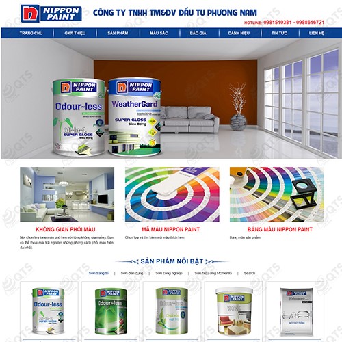 Hình ảnh của Thiết kế website Sơn Nippon paint