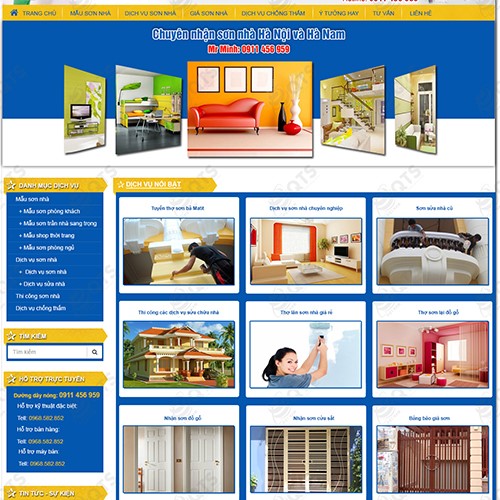 Hình ảnh của Thiết kế website Sơn Đức Duy Việt