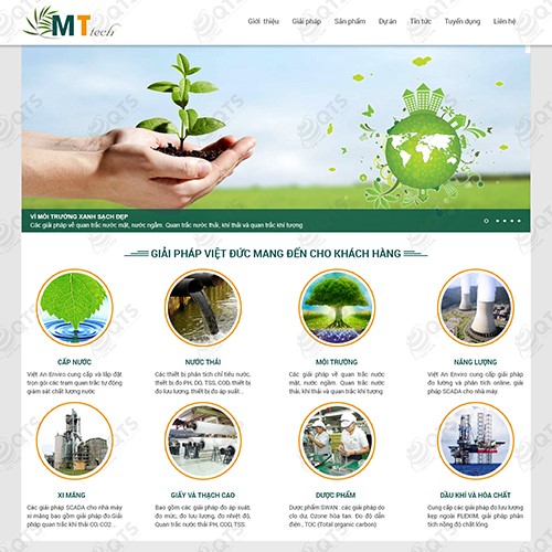 Hình ảnh của Thiết kế website Môi trường Việt Đức