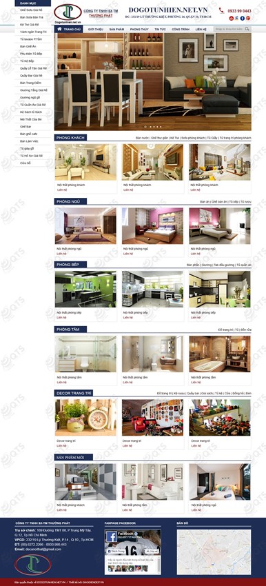 Hình ảnh của Thiết kế website Nội thất Thượng Phát