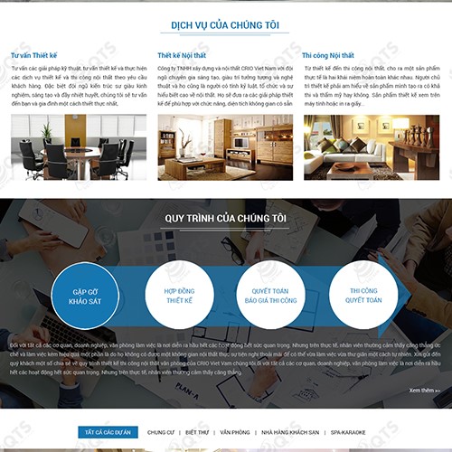 Hình ảnh của Thiết kế website Nội thất DTH