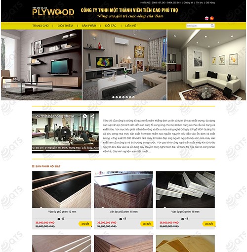 Hình ảnh của Thiết kế web nội thất trọn gói - Cty Tiến Cao Phú Thọ