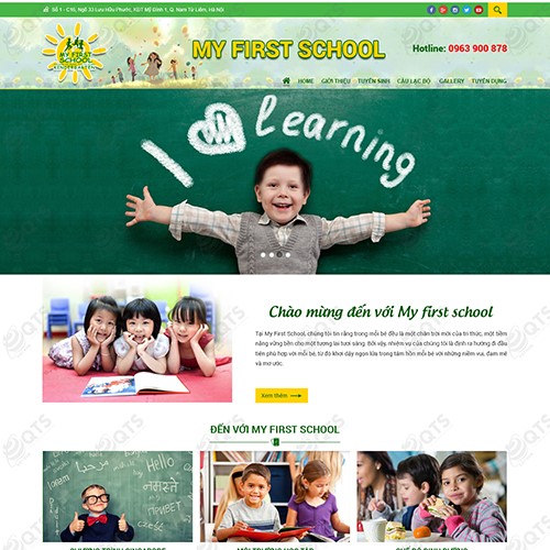 Hình ảnh của Thiết kế website My first school