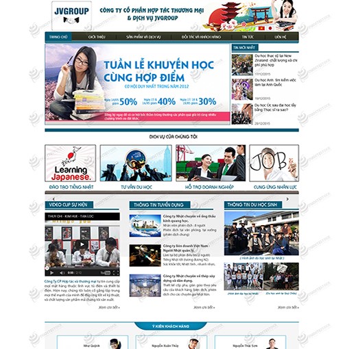 Hình ảnh của Thiết Kế Web Du Học Nhật