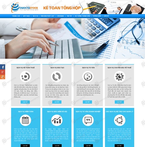 Hình ảnh của Mẫu thiết kế website giáo dục