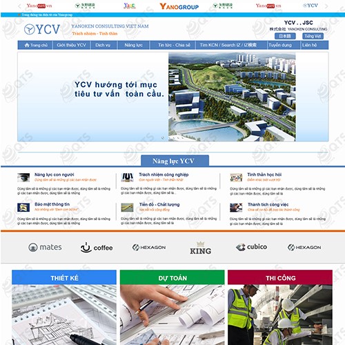 Hình ảnh của Thiết kế website Xây dựng YCV