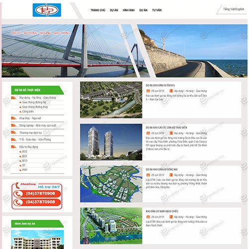 Hình ảnh của Thiết kế website Xây dựng Tiến Đại Phát