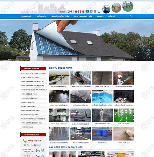 Hình ảnh của Thiết Kế Web Sơn Chống Thấm