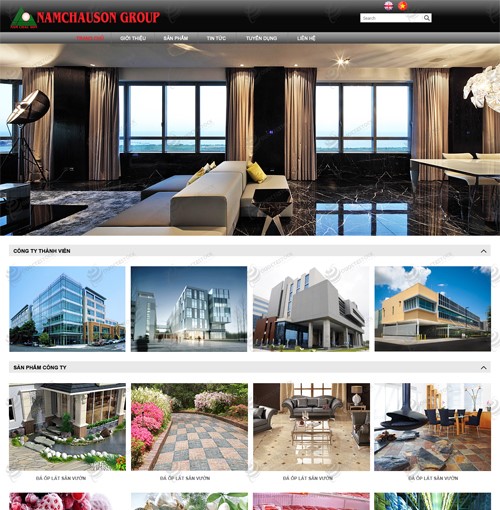 Hình ảnh của Thiết kế website xây dựng Nam Chau Son group