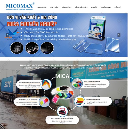 Hình ảnh của Thiết kế website Vina Chali