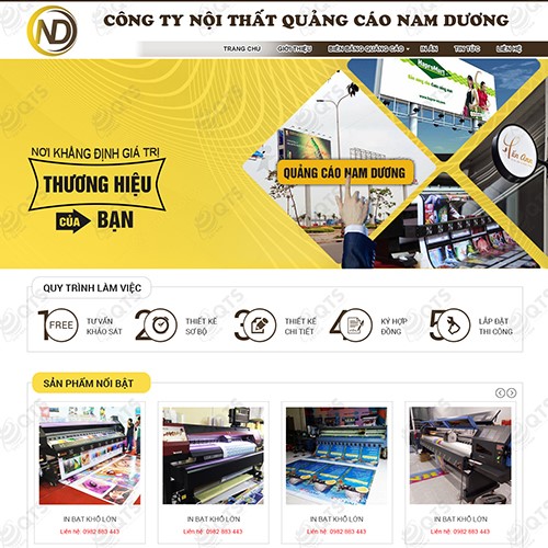 Hình ảnh của Thiết kế website May in Nhan Keresa