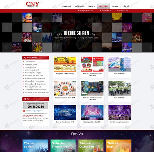 Hình ảnh của Thiết kế website truyền thông CNY