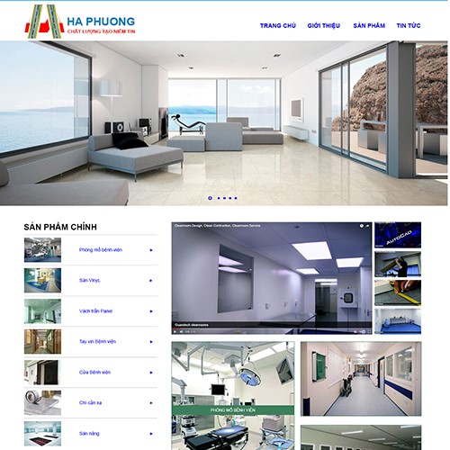 Hình ảnh của Thiết kế website Phòng sạch Hà Phương