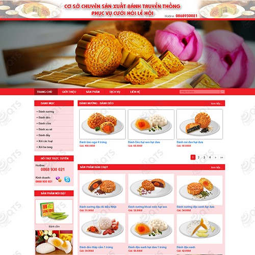 Hình ảnh của Thiết kế website Bánh Gia Truyền