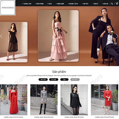 Hình ảnh của Thiết kế website Shop Anne&Grace