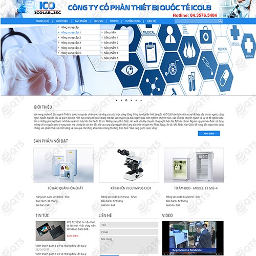 Hình ảnh của Thiết kế website ICOLAB