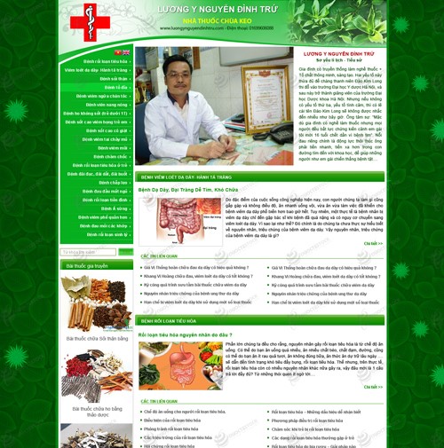 Hình ảnh của Thiết kế website sức khỏe Nguyễn Đình Trứ