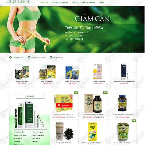 Hình ảnh của Thiết kế website Thực phẩm chức năng