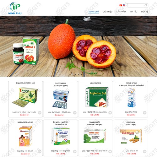 Hình ảnh của Thiết kế website Thực phẩm chức năng Minh Phú