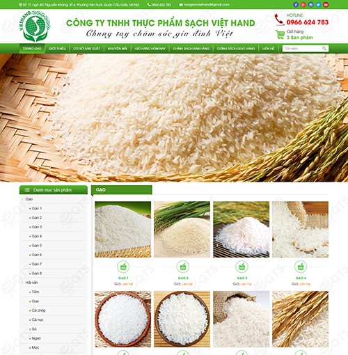 Hình ảnh của Thiết Kế Website nông sản