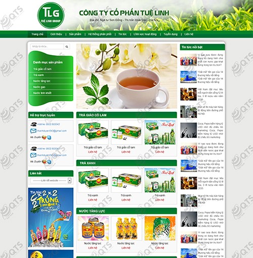 Hình ảnh của Thiết Kế Website TRÀ TUỆ LINH