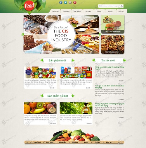 Hình ảnh của Trang Web Giao diện Thực phẩm 15