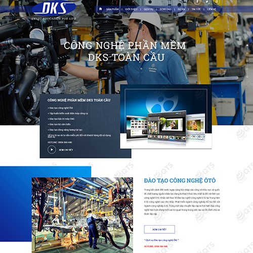 Hình ảnh của Thiết kế website DSK