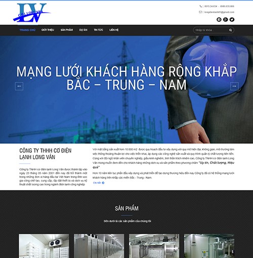 Hình ảnh của Thiết Kế Website Cơ Điện Long Vân