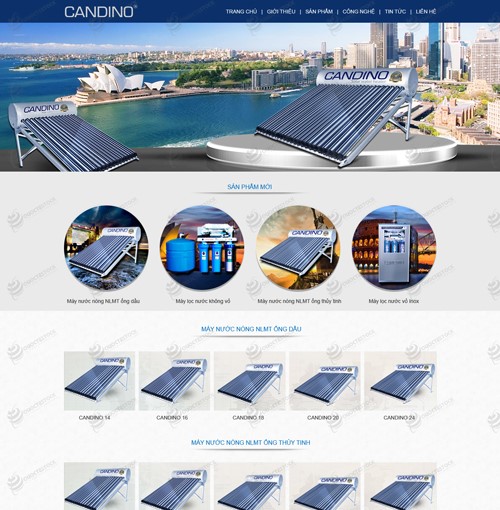 Hình ảnh của Mẫu thiết kế website thiết bị công nghệ chuẩn SEO