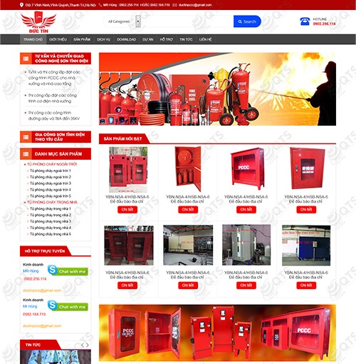 Hình ảnh của Thiết kế website PCCC DUC TIN