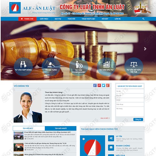 Hình ảnh của Thiết kế website Công ty Luật ALF Ân Luật