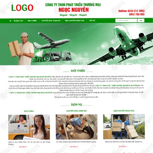 Hình ảnh của Thiết kế website Chuyển phát Ngọc Nguyên