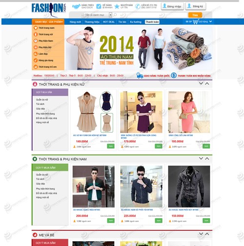 Hình ảnh của Mẫu thiết kế website bán hàng đẹp