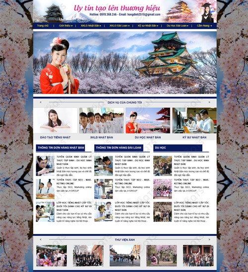 Hình ảnh của Thiết Kế Website Xuất khẩu lao động