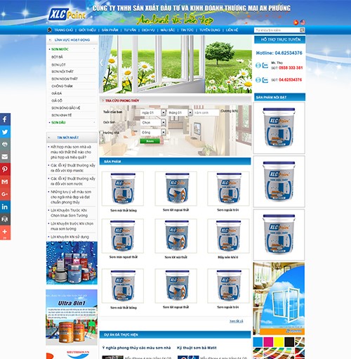 Hình ảnh của Thiết Kế Website Cty sơn