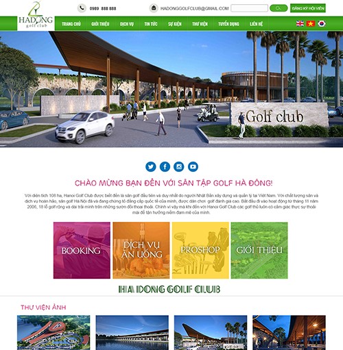 Hình ảnh của Thiết Kế Website sân golf