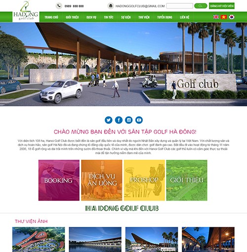 Hình ảnh của Thiết Kế Website sân golf