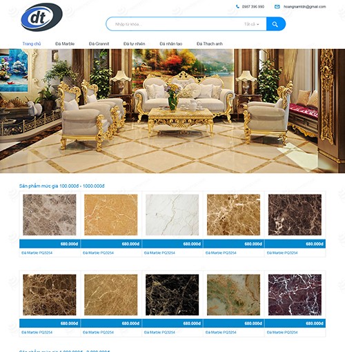 Hình ảnh của Thiết Kế Web Nội Thất Đá Hóa, gạch ốp