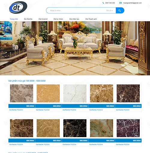 Hình ảnh của Thiết Kế Web Nội Thất Đá Hóa, gạch ốp