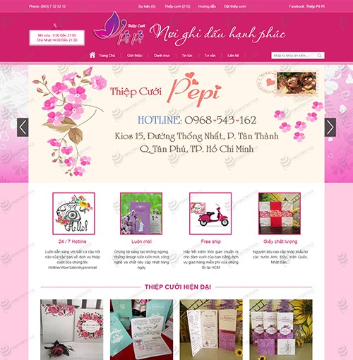 Hình ảnh của Thiết Kế Website Thiệp Cưới 57