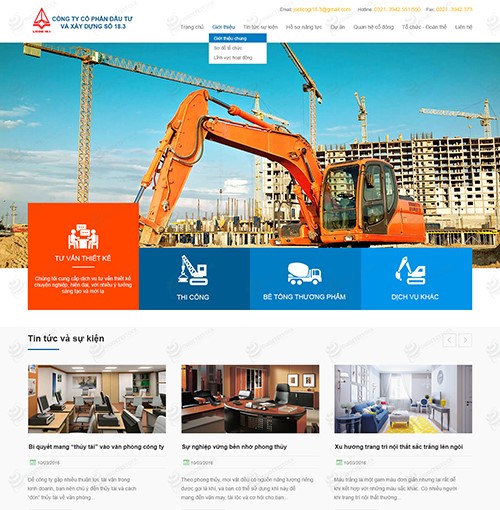 Hình ảnh của Thiết Kế Website Xây Dựng